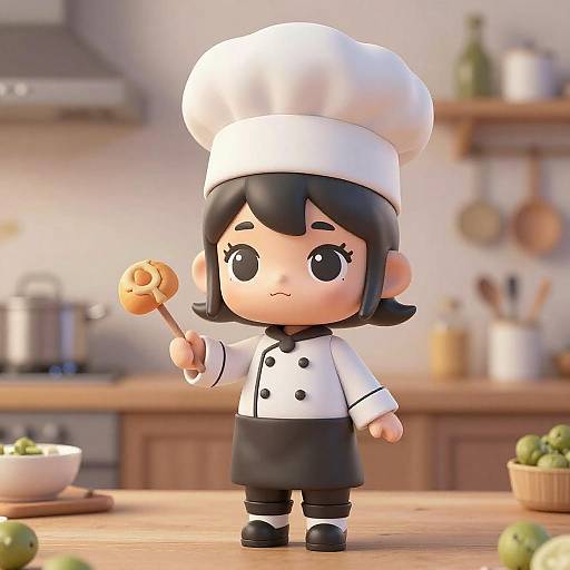 Chibi Girl Chef Masterpiece