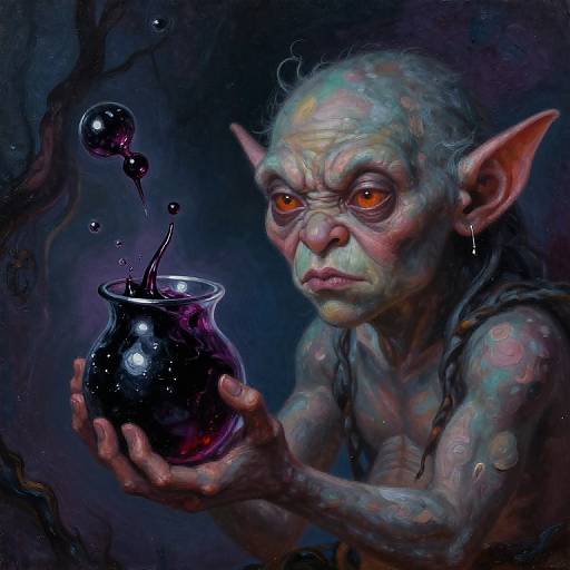 Goblin with Dark Potion in Hell