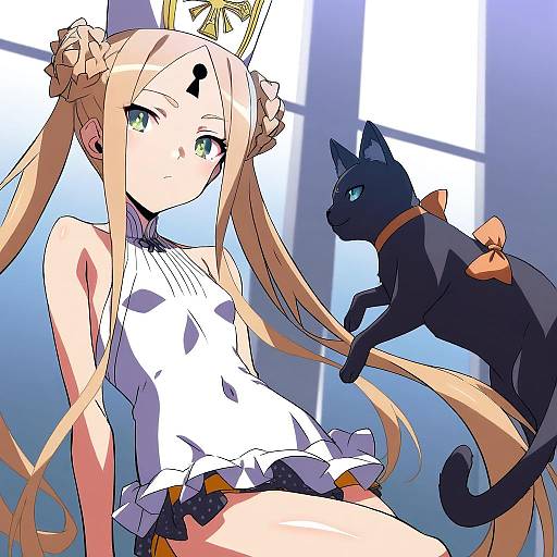 Illustration of Abigail williams (swimsuit foreigner) (second ascension) (fate), fate/grand order in the style of Kiryu manzoku