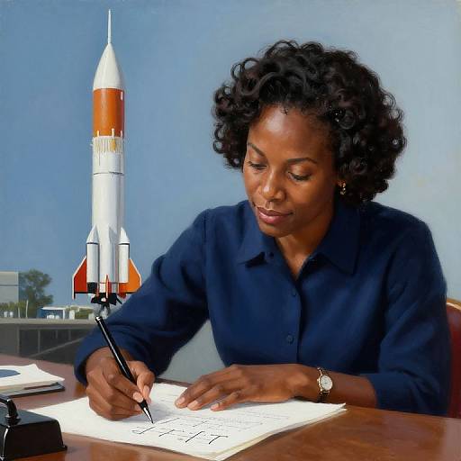 Ultra Realistic Katherine Johnson Portrait