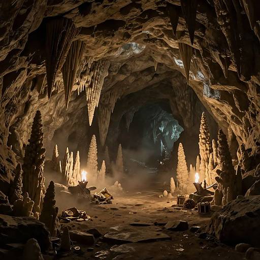 Rugged Cave Entrance to Treasure Cavern