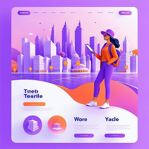 Minimalist Travel Guide Homepage Design Minimalist Travel Guide Homepage Design