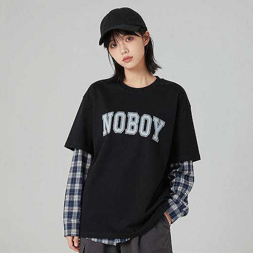 Realistic Portrait of Girl in Cap