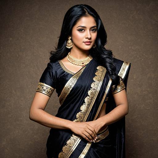 Elegant Raaj Priyamani Saree Cosplay