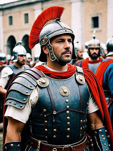 Roman Soldier Cosplay Portrait