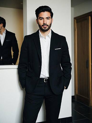 Stylish Solo in Black Formal Coat