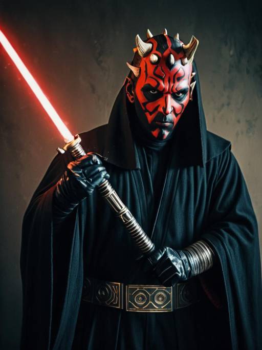 Realistic Darth Maul Cosplay Photography
