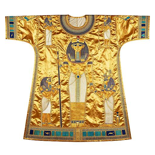 Dorothea Lange-Inspired Gilded Ceremonial Mantle