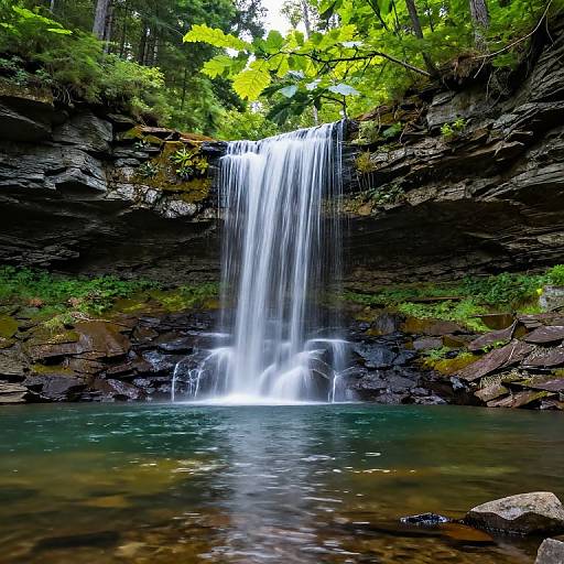 Graceful Waterfalls in Watkins Glen