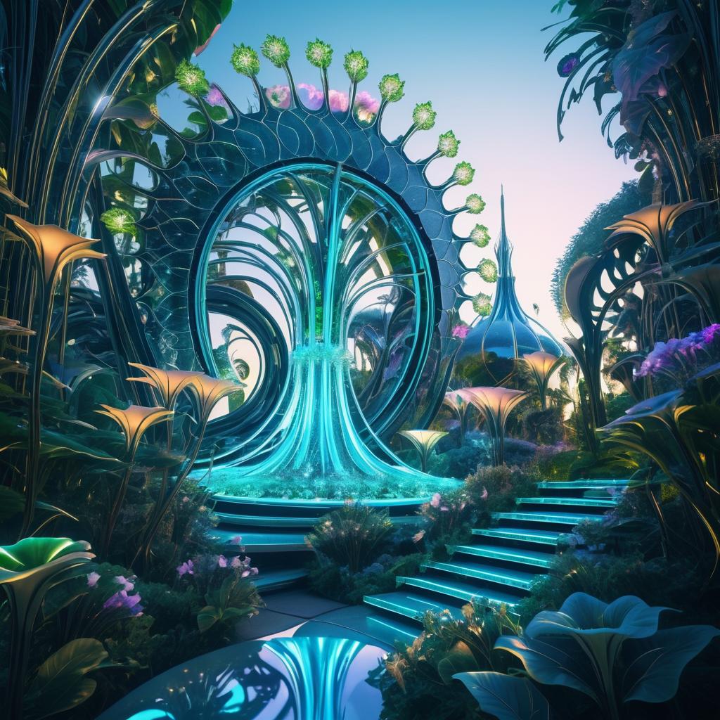 Biomechanical Garden of Eden in 8K