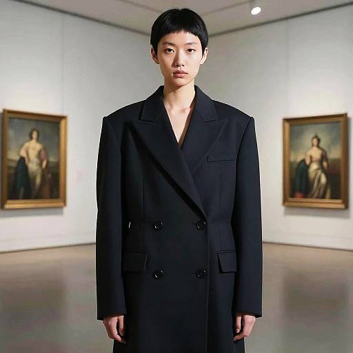 Short Hair Undercut Fashion Editorial