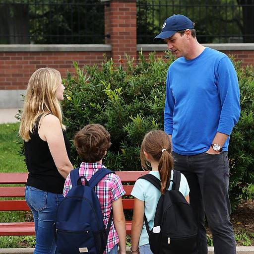 Family Gathering in a Park Setting