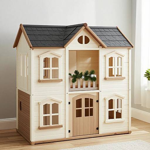 Modern Holiday Decor for Kids Playhouse