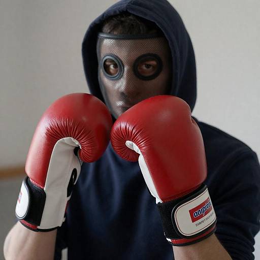 Cloaked Fighter with Boxing Glove