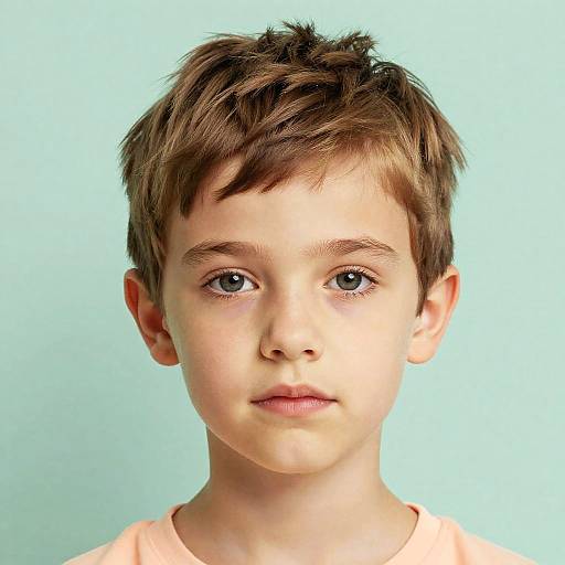 Modigliani-Inspired Child Portrait