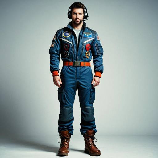 Adult Male in Top Gun Flight Suit