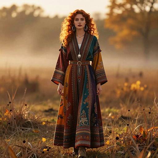 Hyper-Realistic Portrait of Nomadic Woman