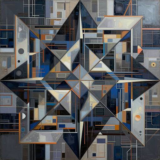 Kaleidoscopic AI Abstract Art