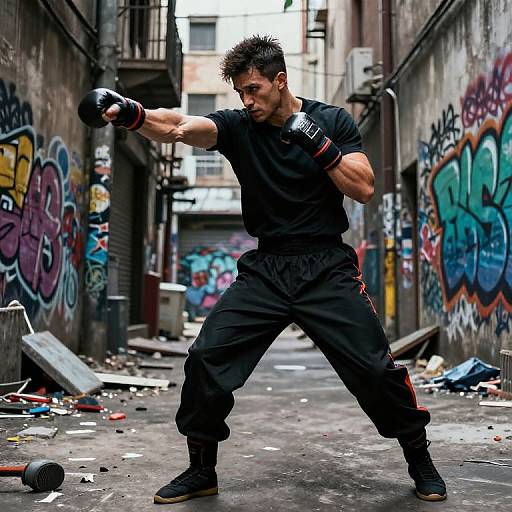 Dynamic Street Fighter in Urban Battle