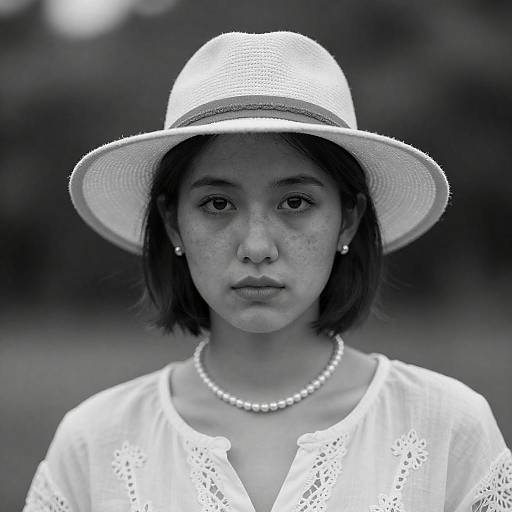 Elegant Portrait of a Young Woman