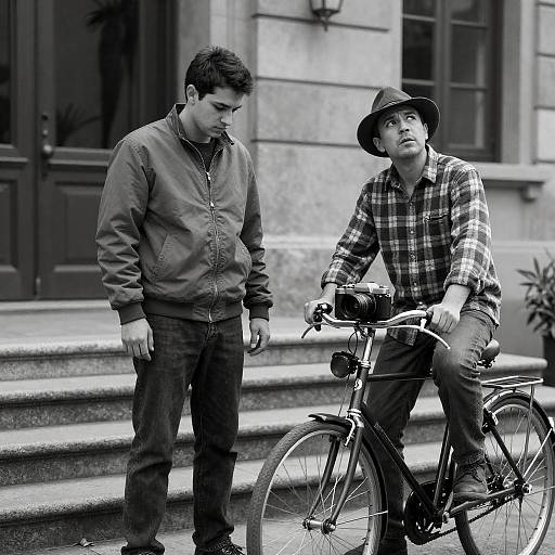 Intense Moments on Stone Steps