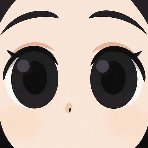 Stylized Cartoon with Black Eye Filter