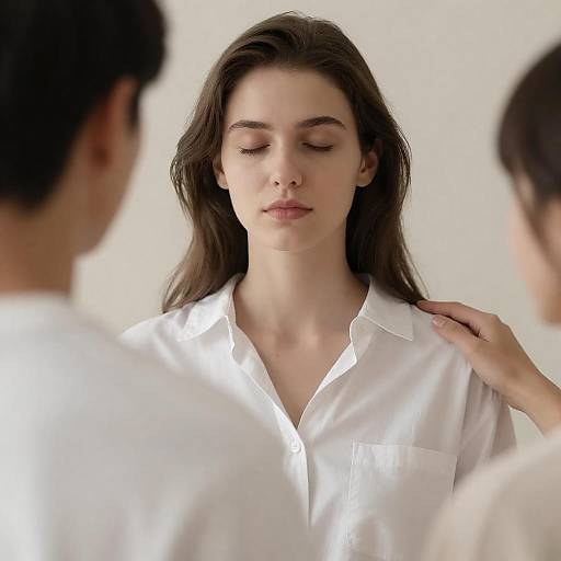 Intimate Portrait of a Woman and Man