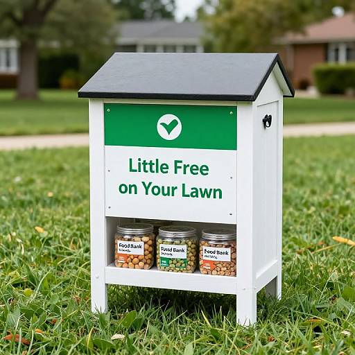 Little Free Pantries Food Bank Concept