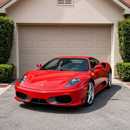 Shiny Red 2007 Ferrari F430