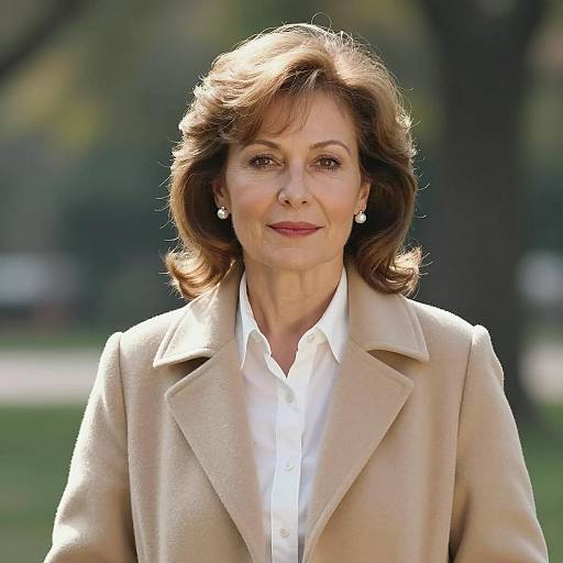 1980s Fashion Woman in Nature