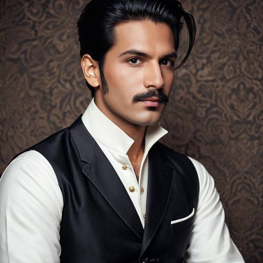 Elegant South Asian Man in Ethnic Outfit