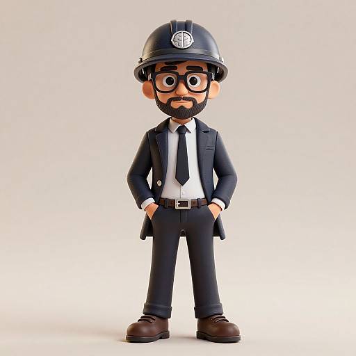 Inspector Gadget Inspired Male Character