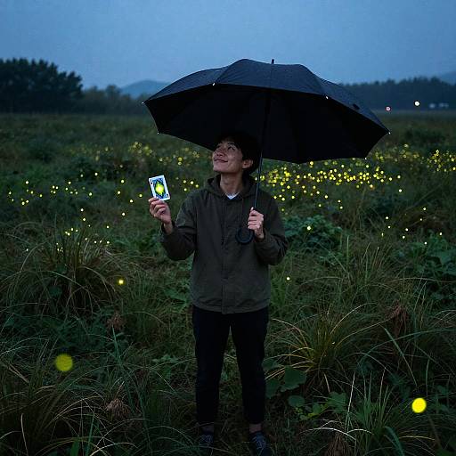 Twilight Glade Drone Shot