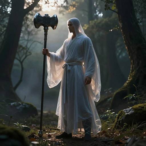 Shadow Monk in Ethereal Robes