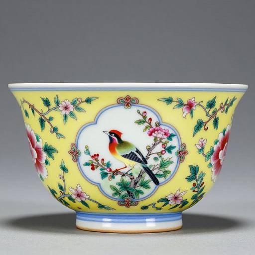 Vibrant Famille-Rose Porcelain Bowl