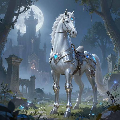 Majestic Centaur Warrior in Enchanted Forest