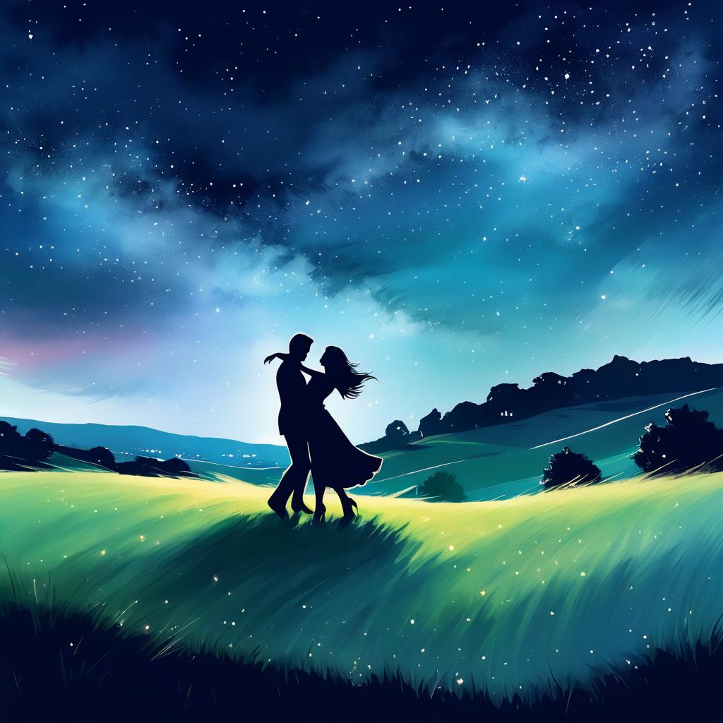 Romantic Dance Under Starry Sky