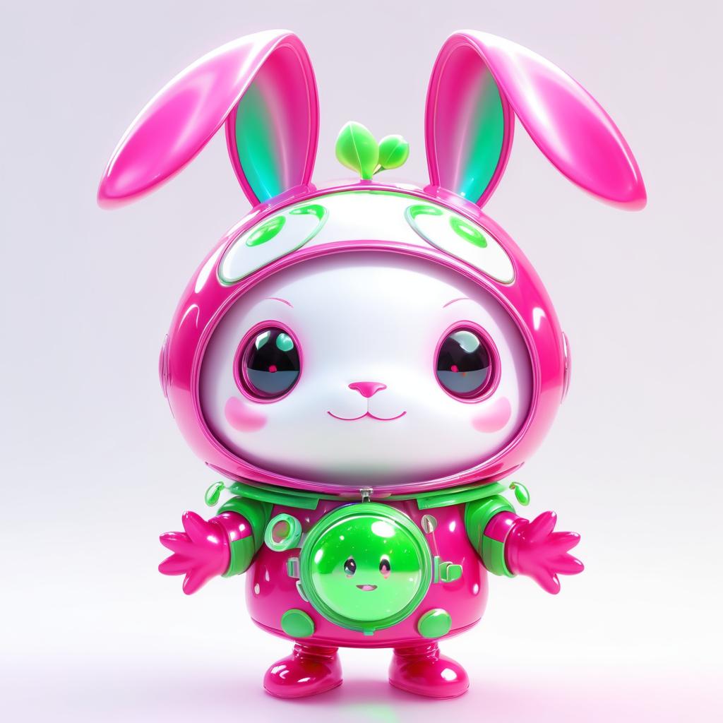 Cute Alien Rabbit Game Asset Design