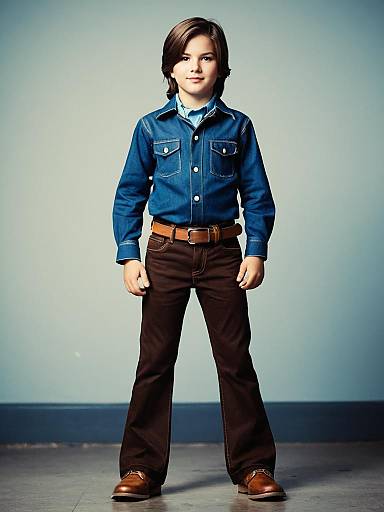 Man in Bell Bottoms Costume