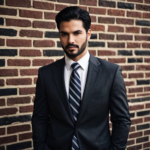 Confident Man in Formal Suit