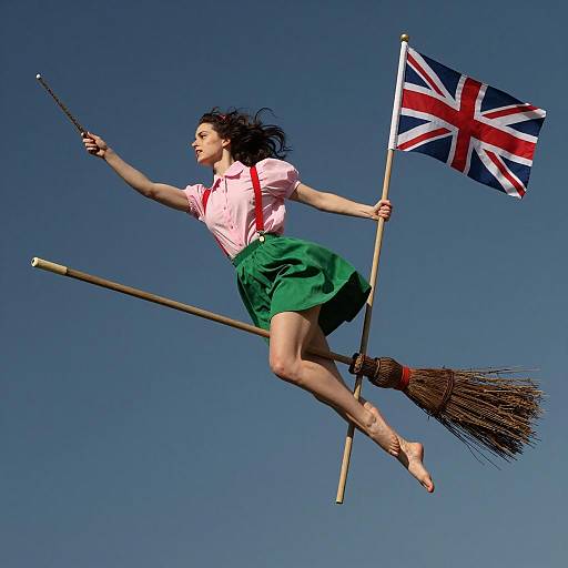 A Witch in Mid-Flight Adventure