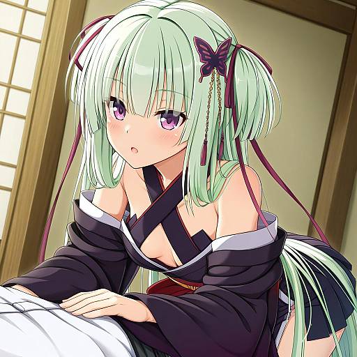 Illustration of Murasame (senren), senren banka in the style of Zenrakishi