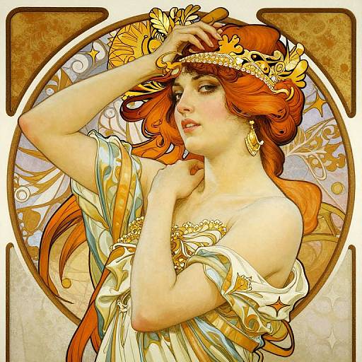 Intricate Portrait of Sensual Lady