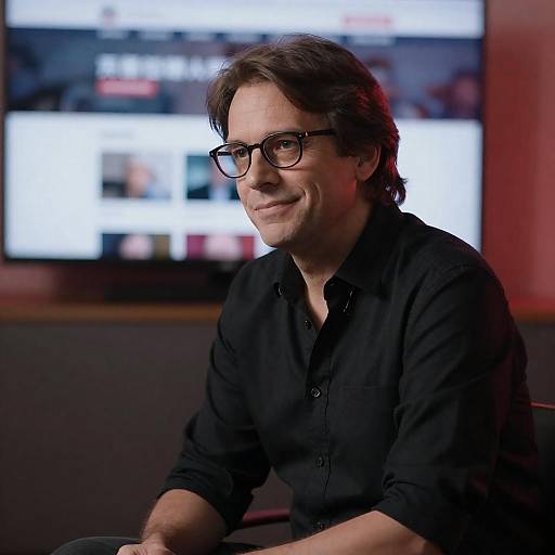 Portrait of a Man with Glasses