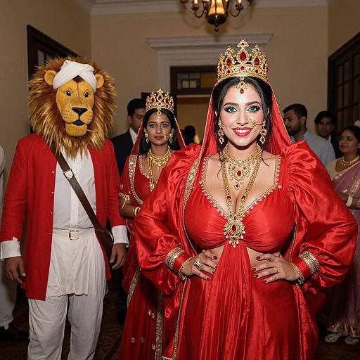 Vibrant Costume Sangeet Celebration