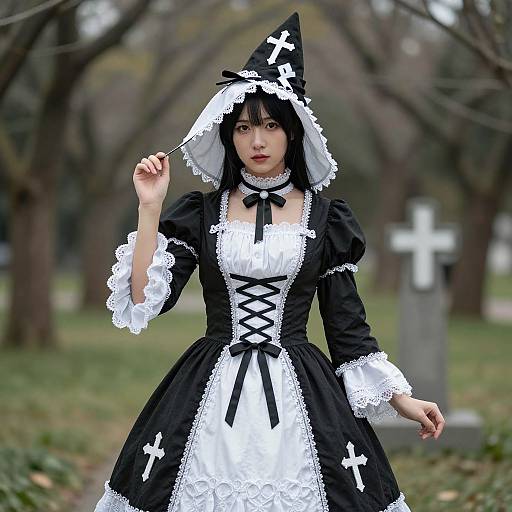 Graveyard Queen Costume Outfit