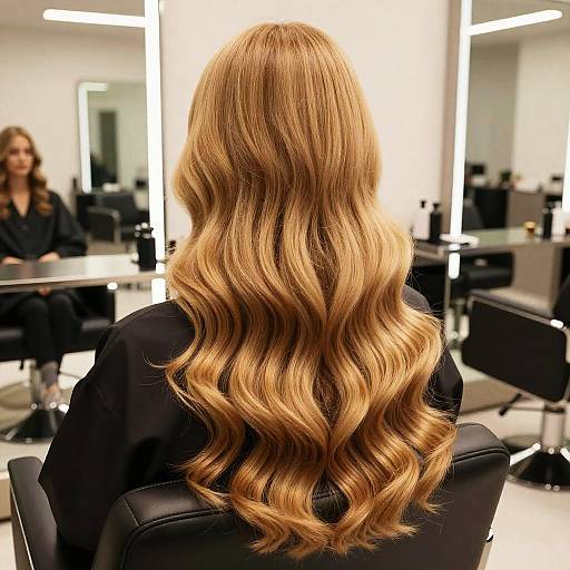 Honey Blonde Wavy Fashion Wig