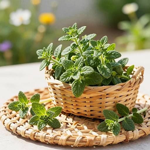 Vibrant Hyssop Garden Harvest