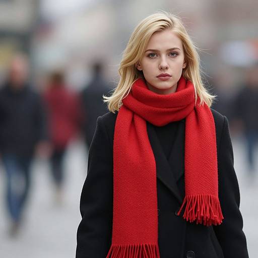 Realistic Blonde Girl in EDM Costume