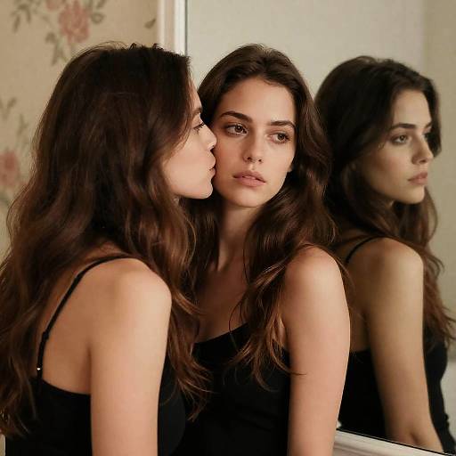 Intimate Moment Between Two Women